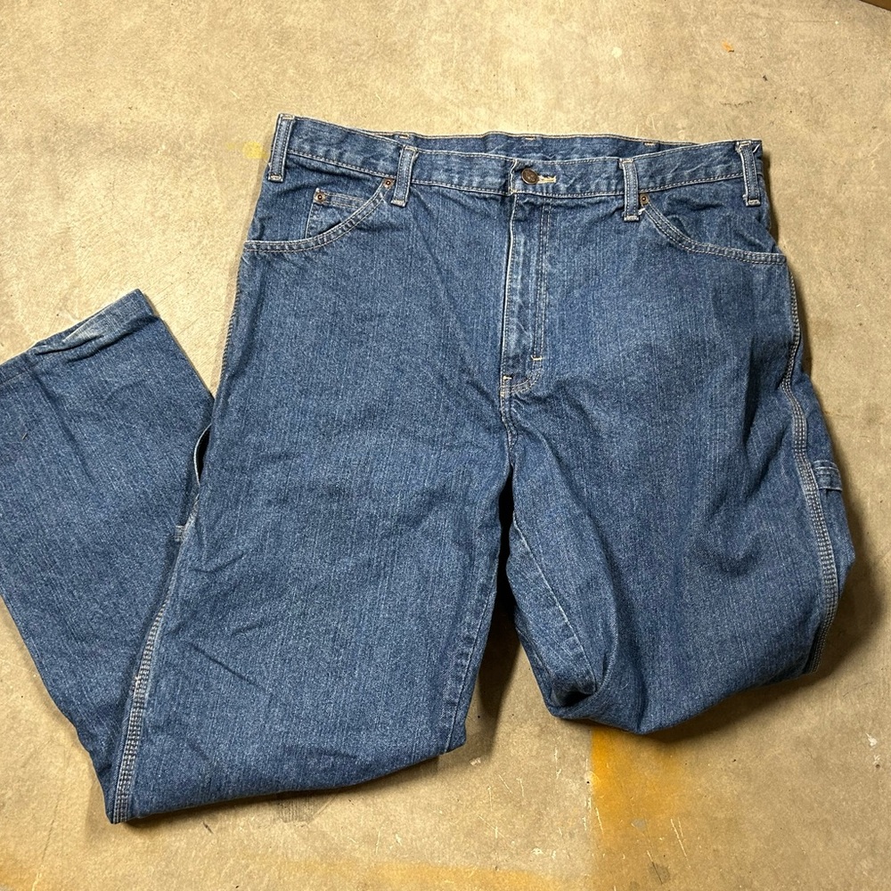 Dickies Men’s Jeans Carpenter Workwear Size 36 X 34 (measured 36 X 31)